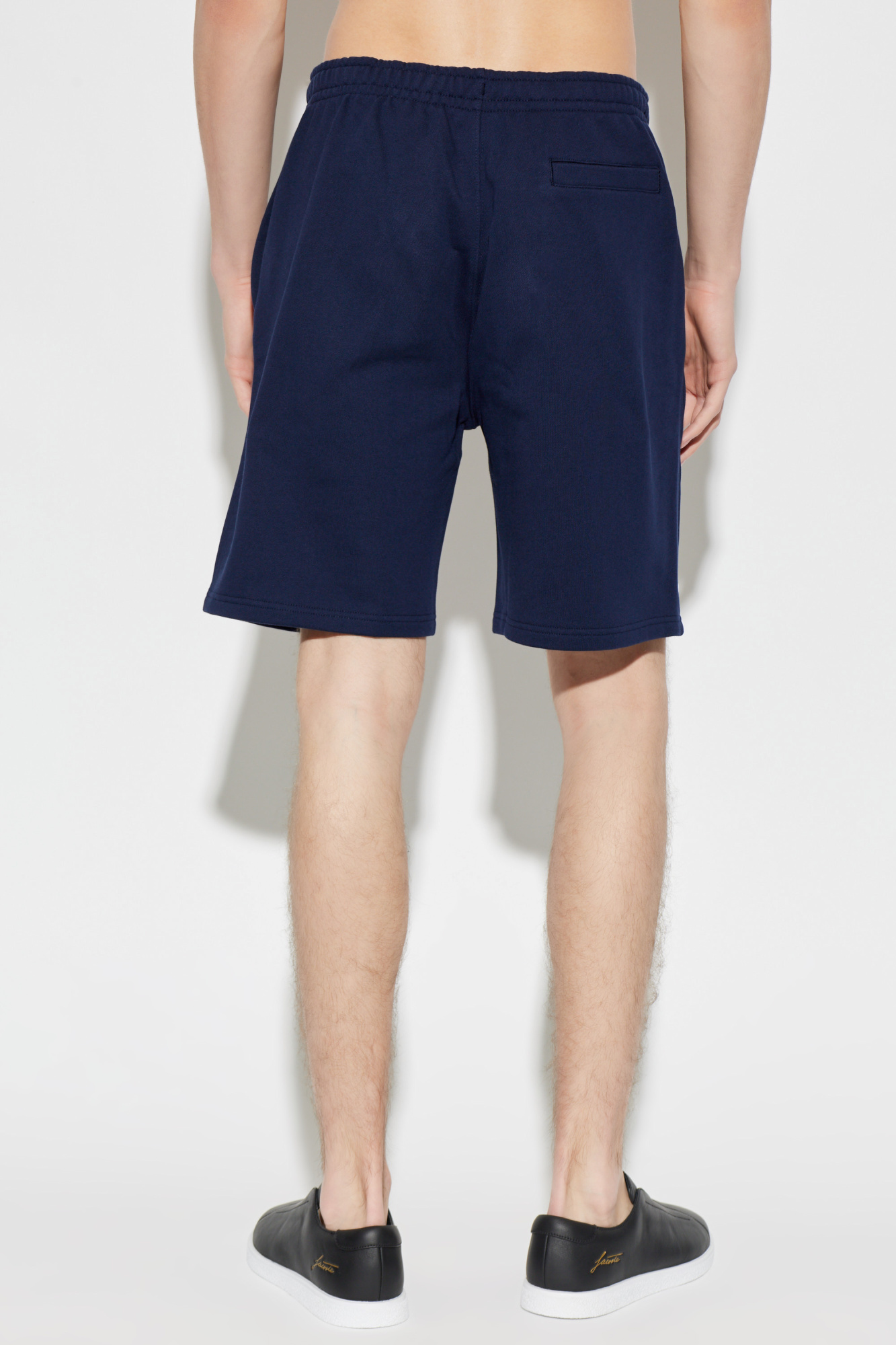 Navy blue Sweat shorts with logo patch Lacoste - Vitkac PG